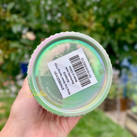 Starbucks Indonesia exclusive Spring Green Bling Pistachio Studded Tumbler - Picture 10 of 10